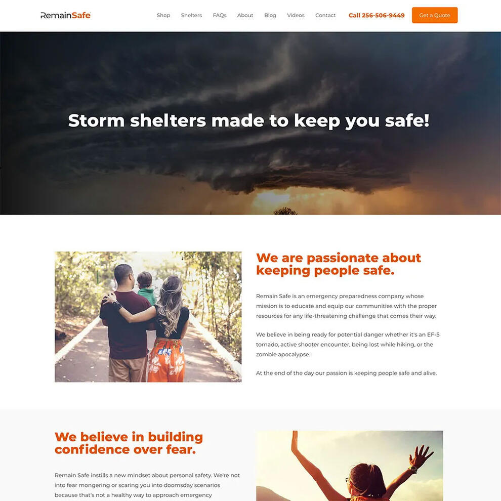 RemainSafe Website